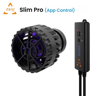 ZKSJ Slim Pro Inovador Elegante Bomba De Ondas Para Aquário De Controle De Aplicação Bluetooth Água Doce Tanque De Peixes De Coral