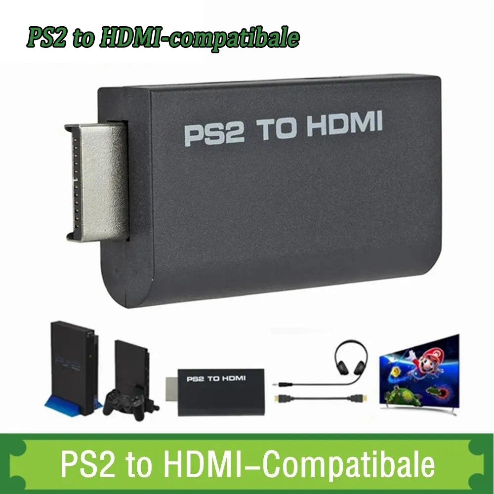 Ps2 Para Conversor Hdmi-Compatível Adaptador De Áudio E Vídeo Com Porta ...