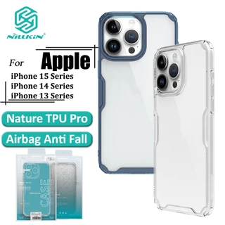 Capa Nillkin Clear Case Para iPhone 15 Pro Max 14 Pro Max 13 13 Pro Max Nature Telefone Ultra Fina Luxo TPU Transparente Traseira À Prova De Choque