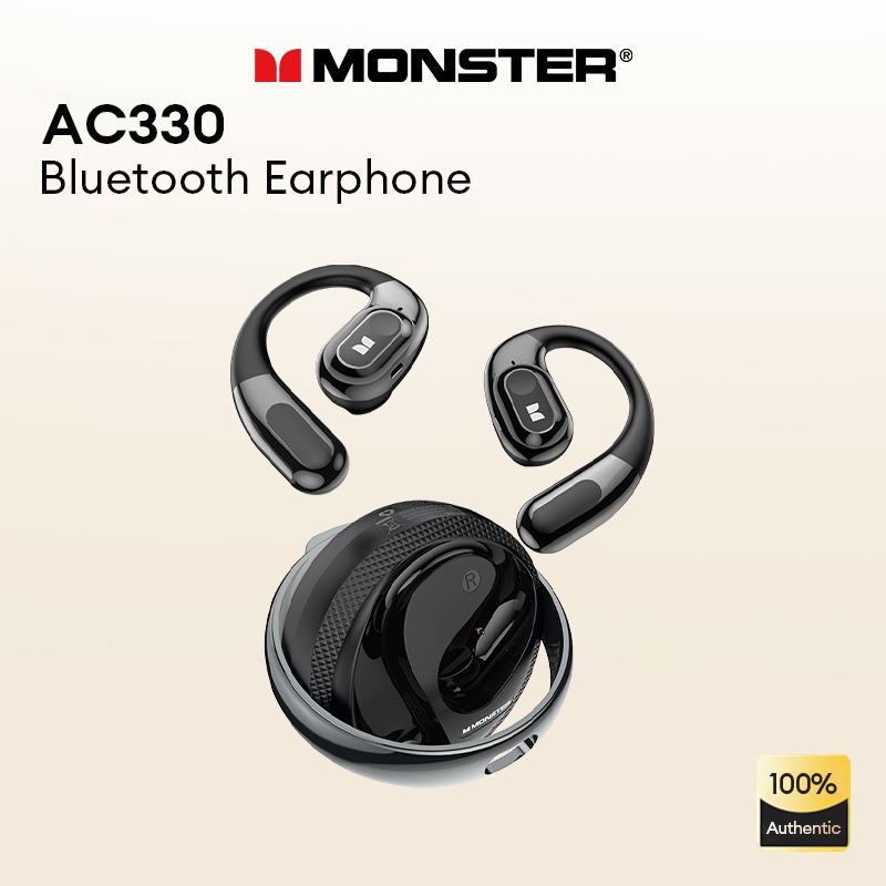 Monster AC330 Fone De Ouvido Bluetooth HIFI Qualidade De Som Toque ...