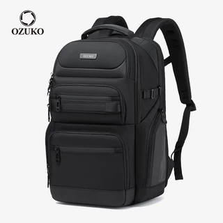 OZUKO Mochila Portátil De Grande Capacidade Para Homens Mochilas Comerciais Multifuncionais À Prova D