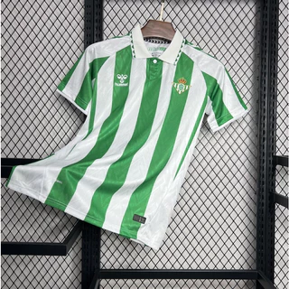 2024/25 Camisetas De Futebol Esportivas Royal Betis Home Equipe Masculinas De Manga Curta