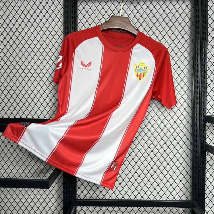 2024/25 Camiseta Esportiva De Futebol UD Almeria kit De Masculina De Manga Curta