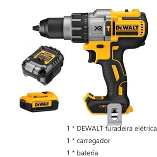 Ferramenta De Perfuração Manual DEWALT 20V 1/2 " (13mm) DCD996B (Inclui Bateria E Carregador)