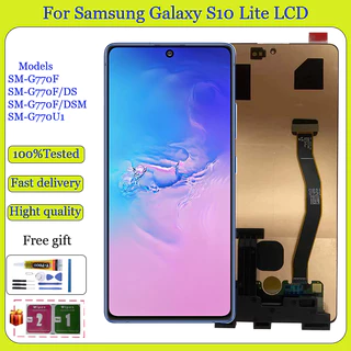 AMOLED original Para Samsung Galaxy S10 Lite LCD E A Tela Sensível Ao Toque É S10lite