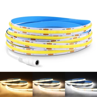 Fita De LED DC12V 24V COB 10M 5M 3M 320LEDs/M Barra Flexível Linear Regulável Para Decoração De Luz De Fundo De Cozinha