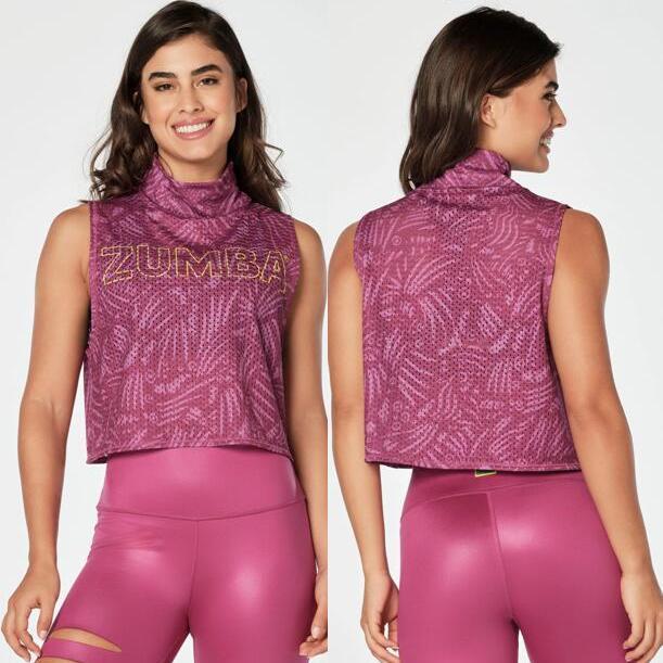 ZW Zumba Dance Fitness Clothing Sports Casual Top Yoga