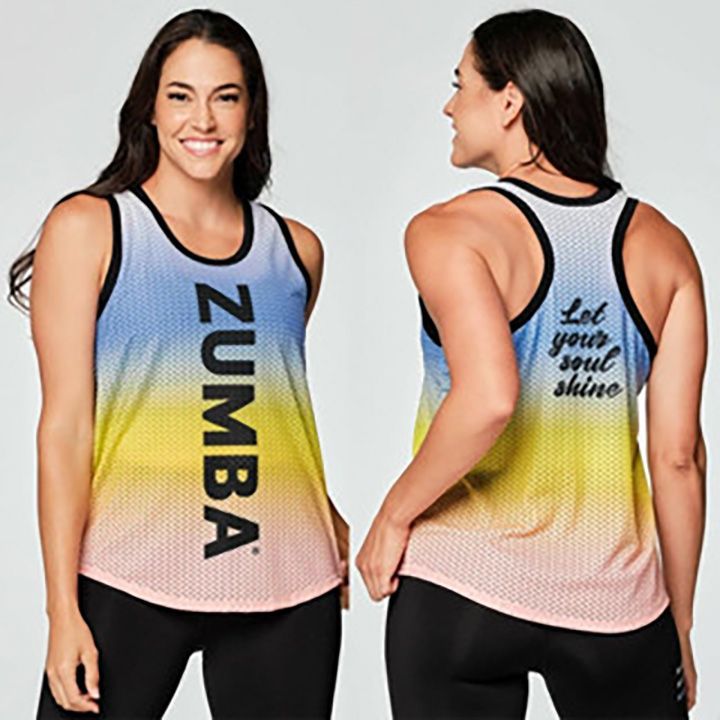 ZW Zumba Dance Fitness Clothing Sports Casual Top Yoga