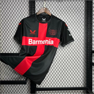 2023/24 Camisa De Futebol Sports Bayer 04 Manga Curta Camiseta Masculina