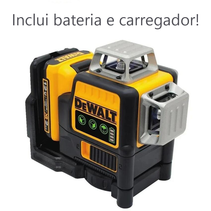 DeWalt DW089LG 12 linhas Autonivelamento de nível de laser verde (bateria + carregador incluído)