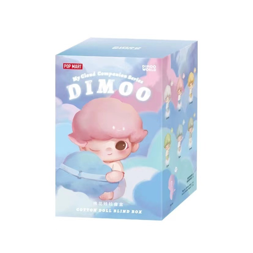 POPMART DIMOO Cloud Companion Series Caixa Cega Para Bonecas De Algodão ...
