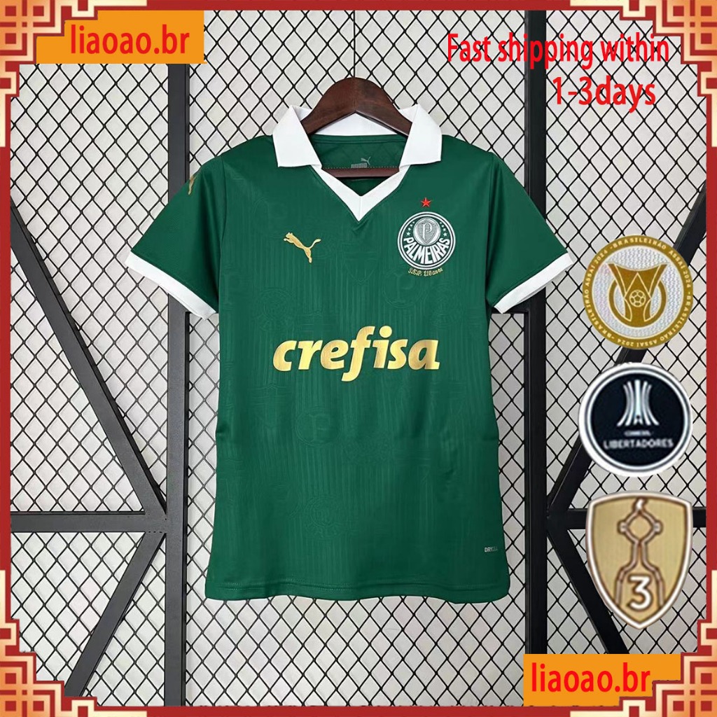 24-25 Palmeiras casa camisa de futebol feminino S-4XL qualidade 1:1