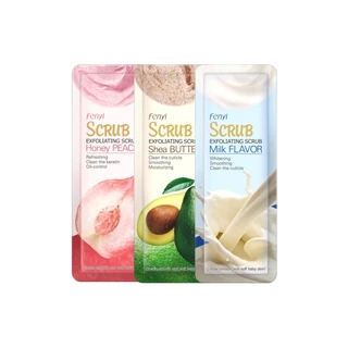 Fenyi Peachi Peach/Shea Butter/Milk Body Scrub 3g Limpeza Profunda Remover Pele Morta Suave em Oferta na Shopee
