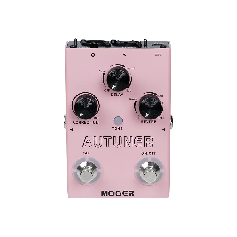 O MOOER MVP1 AUTUNER voice Modifier Oferece Três Opções De Equalização De Voz Para Efeitos De Latência E Reversão De Grau Profissional