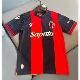 2024-25 Camisetas De Futebol Esportivas Bologna kit De Equipe De Camisa De Manga Curta Masculina