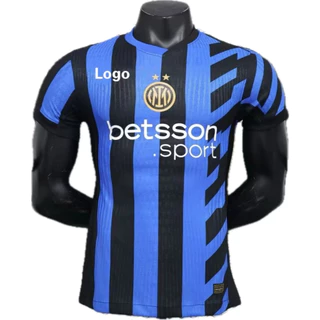 Milan 24 /25 Camiseta preta azul | Camisa esportiva| Futebol Masculino