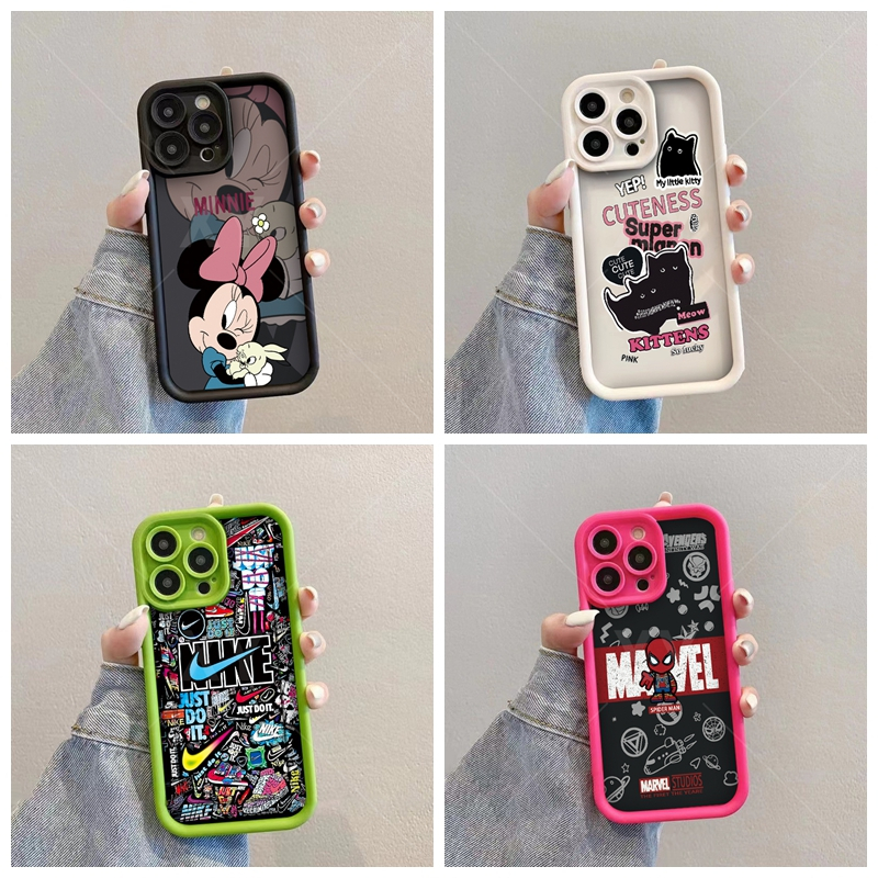 Capa Samsung A16 5G A06 M35 5G Capa Silicone multi estilo espessado anti gota soft shell