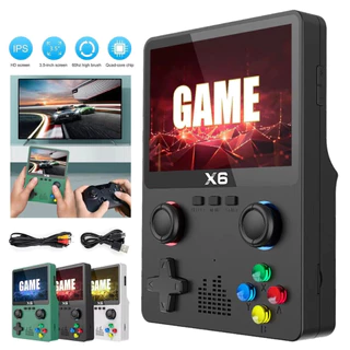 2024 Novo Estilo X6 Console de Jogo Portátil HD Tela Grande PSP Simulador de Joystick Duplo Dez Mil Compostos de Jogo