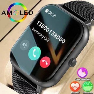 LIGE Original Novo Relogio Inteligente BT Chamada De Pressão Arterial Full Touch Fitness Tracker Vida À Prova D