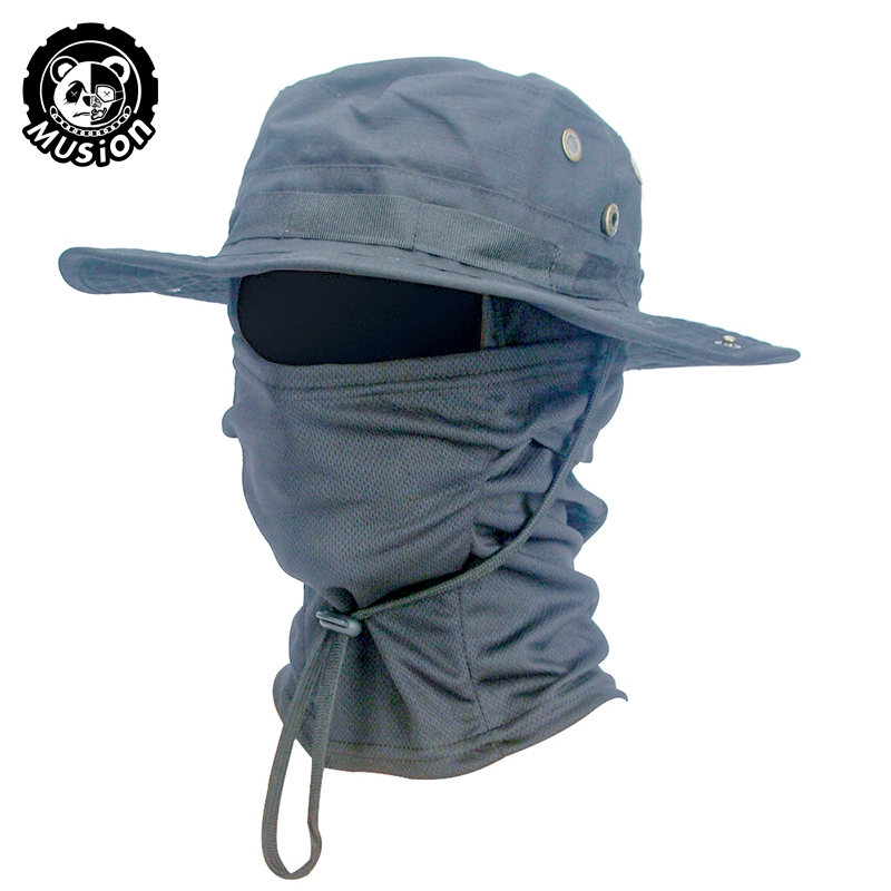 Chapéu Musion Boonie Balaclava Fato De Macio Dobrável De Caça Ao
