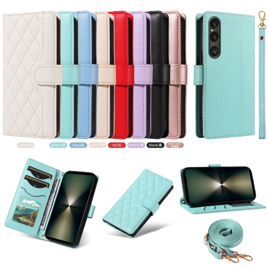 Cover per Samsung Galaxy S26 Edgecon Cordino,Flip Portafoglio
