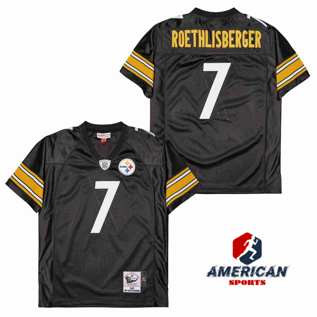 Masculinos Camiseta Pittsburgh Steelers Jerome Bettis Regata 2005 Throwback Jogador Aposentado Preto Limitada Camisa De Futebol Americano Jersey