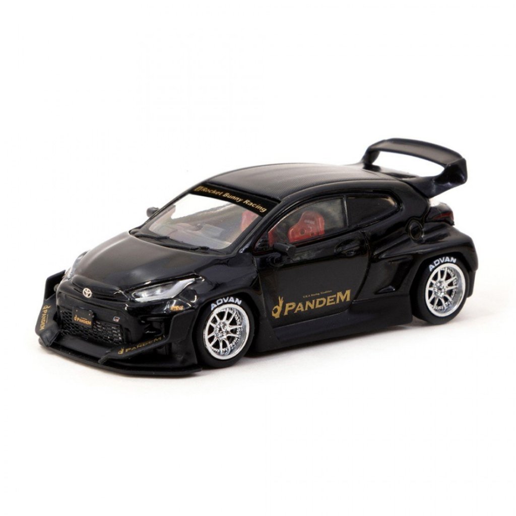 ミニカー Tarmac Pandem Yaris Drift 1/64 Tarmac Works T64R-080-BK 1/64 Pandem Toyota GR Yaris Modelo De