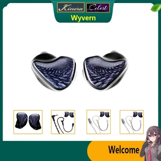 Kinera Celest Wyvern 10mm LCP Fones De Ouvido Intra-Auriculares Dinâmicos De Música HiFi Com Cabo IEM Destacável