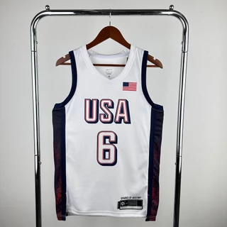 Homens Tatum James White USA Basquetebol 2024 Jersey Durant