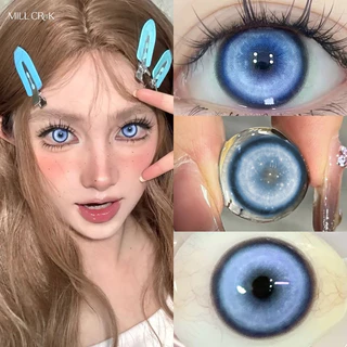 MILL CREEK Lentes De Contato Diâmetro Grande 14,5mm2pcscosplay Halloween Color Rendering1 Ano De Uso