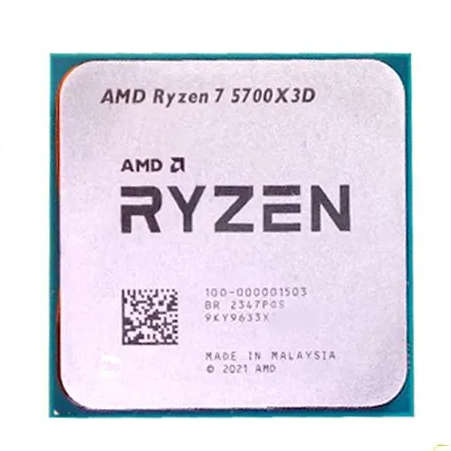 Amd R7 5700X3D Box /Loose Tablet Processador CPU8 Core 16 Linhas Alcance 3D Jogo de Memória Lenta