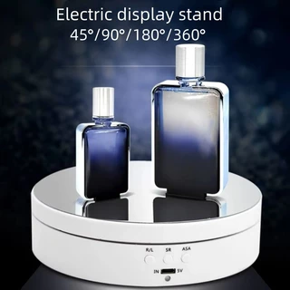 Expositor Elétrico Giratório 360 Graus Modelo Bijuteria Para Bolo / Cosméticos 13.8x3.5cm