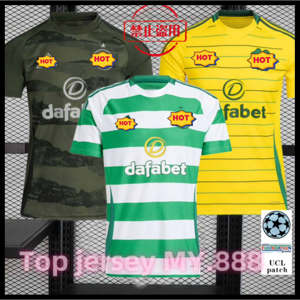 24-25 Celtic HOME AWAY 3RD Masculino Camisa De Futebol