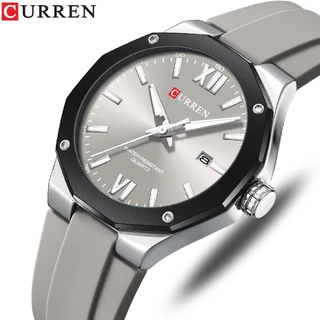 Relógio Masculino CURREN Nova Marca Original De Silicone Luminoso De Topo Moda Esportiva Quartzo Analógico À Prova D'água 8465 XC