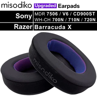 misodiko Substituição Atualizada De Fones De Ouvido Para Sony MDR 7506/V6/CD900ST , WH-CH720N/CH710N/CH700N