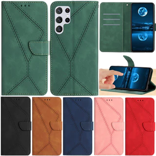 Invólucro Retro Para Samsung Galaxy S23 FE S22 Ultra S21 FE S20 FE A03S S23+ S21+ S22+ S20+ S23 Ultra S22 Plus S21 Ultra S20 Ultra Luxury Flowers Padrão De Design De Carteiras