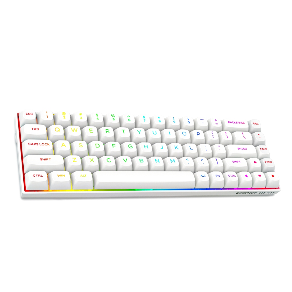E-YOOSO Hz-68 RGB USB Mini 8K RT Teclado De Jogo Mecânico