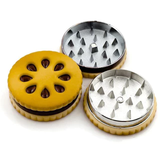 Moedor De Metal Em Forma De Sanduíche Tamanho 55 Mm Para Uso Doméstico Design Humorístico Homens
