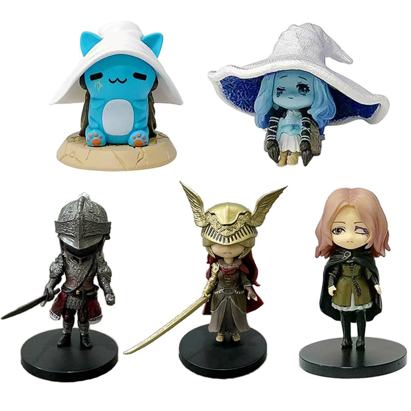Elden Anel Jogo Malenia Figuras De Ação Em Miniatura Melina Ranni Vargram O Lobo Furioso Minifigura Bonecas Crianças Brinquedos