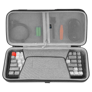 Geekria 75 % Estojo De Teclado Para Sem Fio De 84 Teclas Compatível Com AULA F75 , Rainy75 , ASUS ROG Azoth Descanso Pulsos