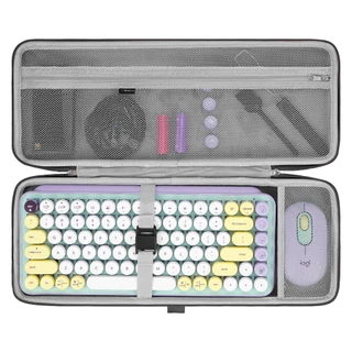 Capa De Teclado Geekria Para Portátil De Jogos Mecânicos De 84 Teclas , Bolsa Protetora Transporte De Viagem