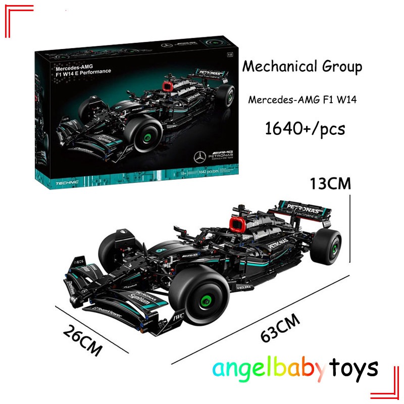 Terno Mecânico Série 42171/42165 Mercedes AMG F1 W14 Compatível Com Lego (1640/PCS) Blocos De Construção Enfeites Montad
