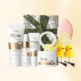 LAIKOU Coreia Caracol Revitalizante Conjunto De Cuidados Com A Pele Anti Envelhecimento Suave Linhas Finas Reduzem Rugas Caixa De Presente Para De Aniversário Halloween Natal em Oferta na Shopee