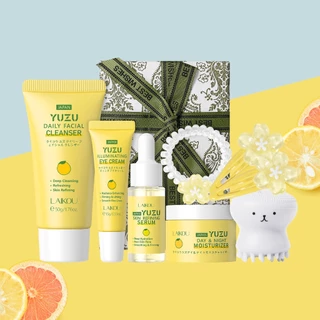 LAIKOU YUZU Radiante Conjunto De Cuidados Com A Pele Caixa De Presente Lisa E Delicada Hidratação Profunda Mesmo em Oferta na Shopee