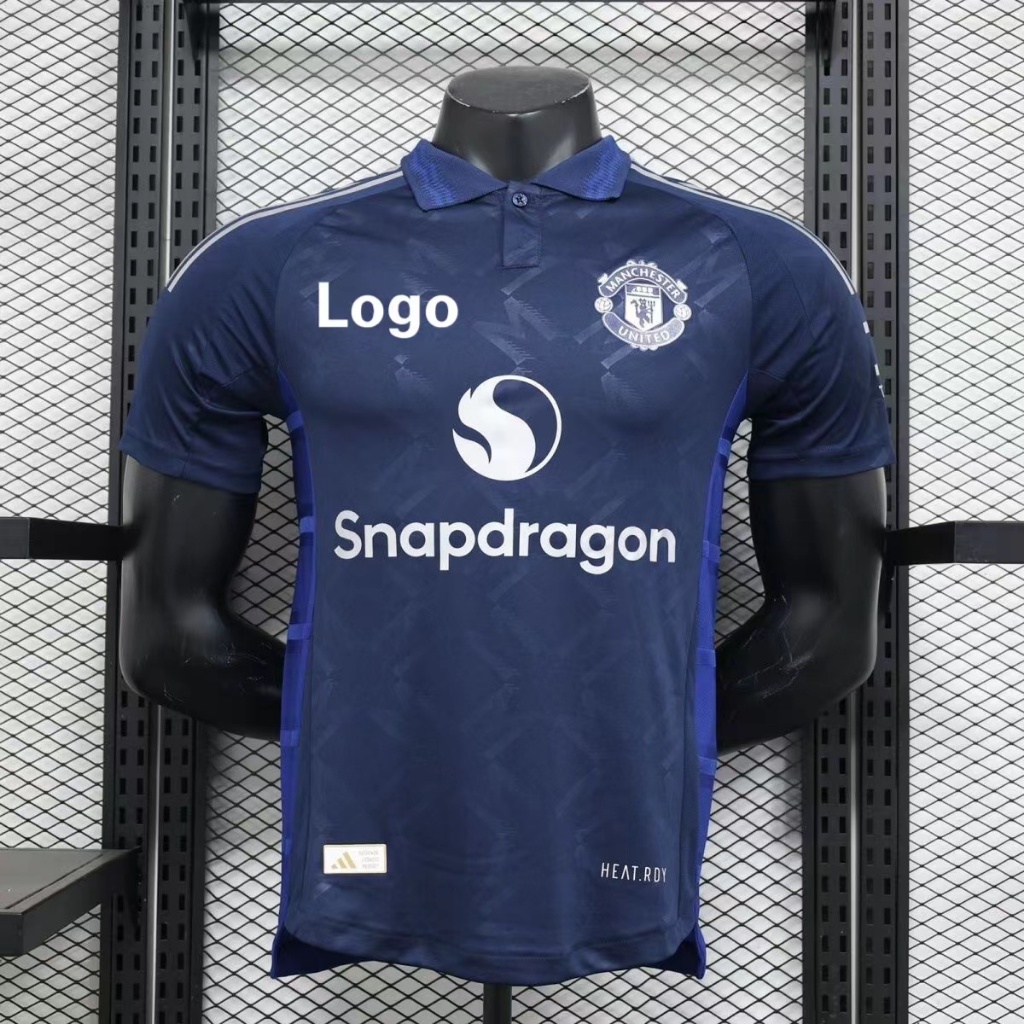 Mu 2425 Camisa Azul Camisa de Futebol Sportswear de Alta Qualidade