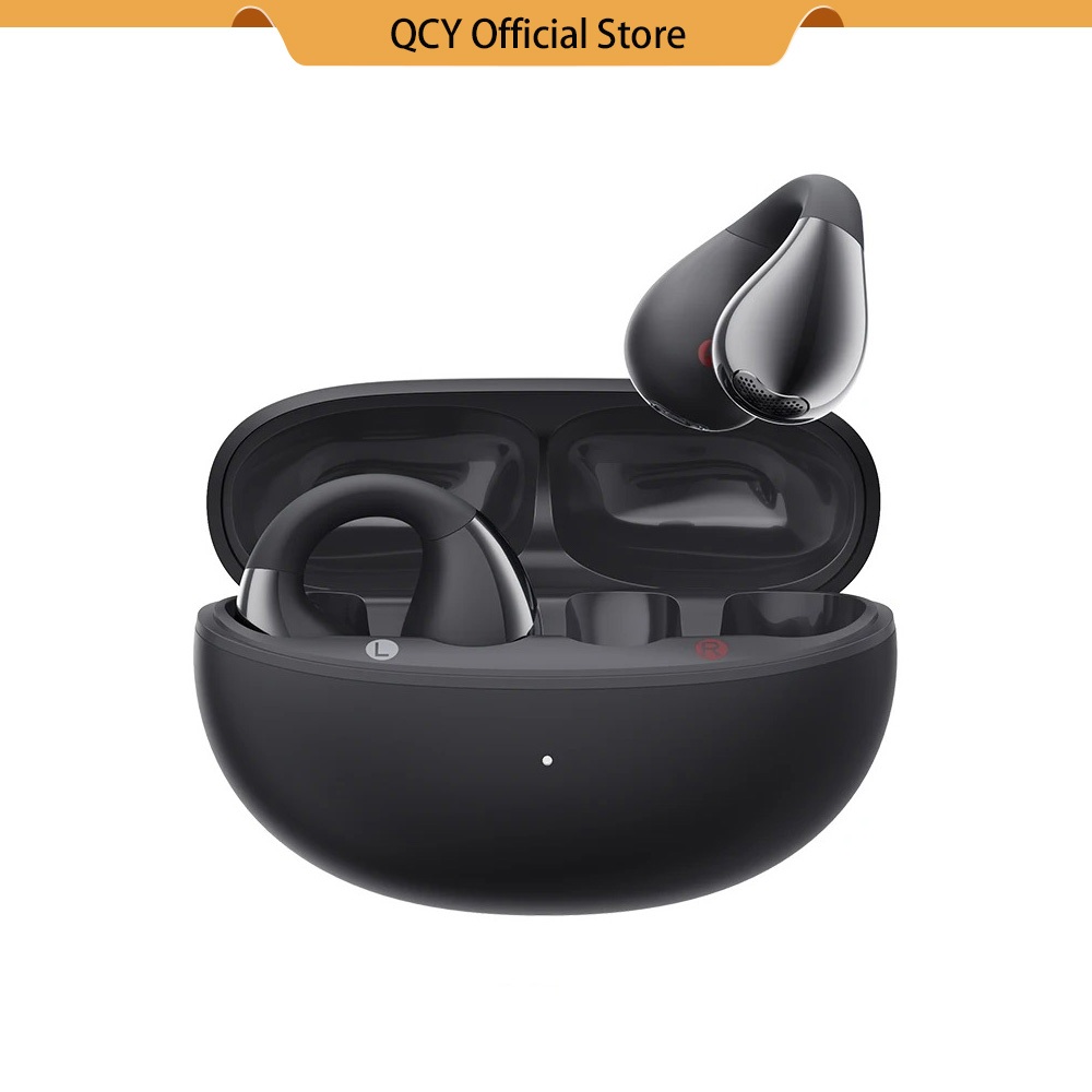 QCY Crossky C30 Fones De Ouvido Com Clipe De Orelha Bluetooth 5.4 Abertos Sem Fio Esportivos TWS