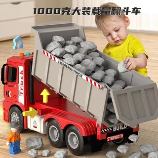 1/16 Balança Grande Caminhão Basculante De Brinquedos De Plástico Para Construção De Veículos Meninas
