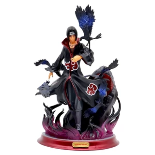 26cm Japão Naurto Anime Figura Uchiha Itachi Cabeça Dupla Pode Mudar GK Estátua Corvo PVC Figuras De Ação Modelo Desktop Decoração Boneca Brinquedos