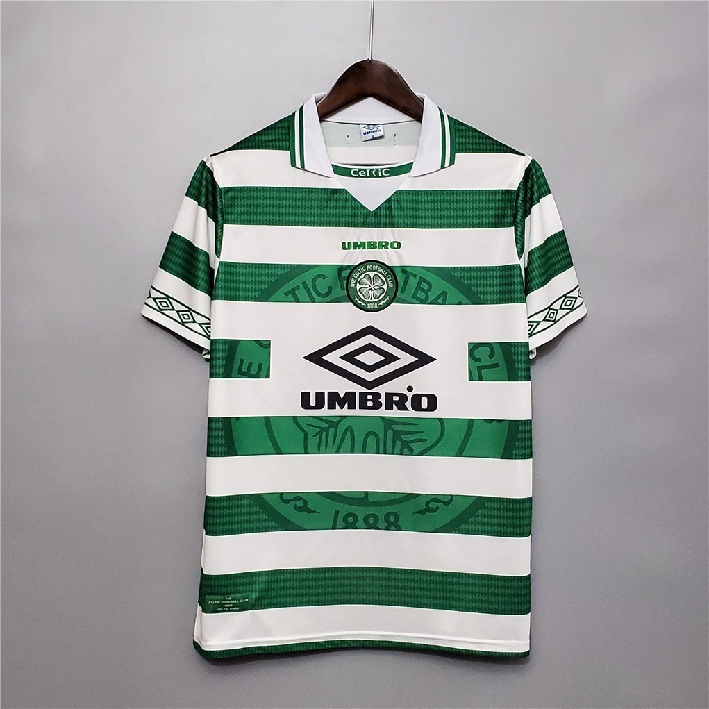 Camisa do Celtic Time 98-99 Q6AF casa retro