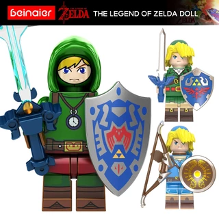 Série de Jogos Princess Link Bloco de Construção Montado Minifigure Toy-The Legend of Zelda Doll